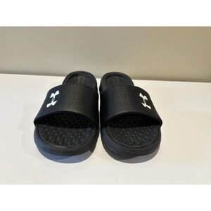 Under Armour Slide Sandals Black Men's Size 8